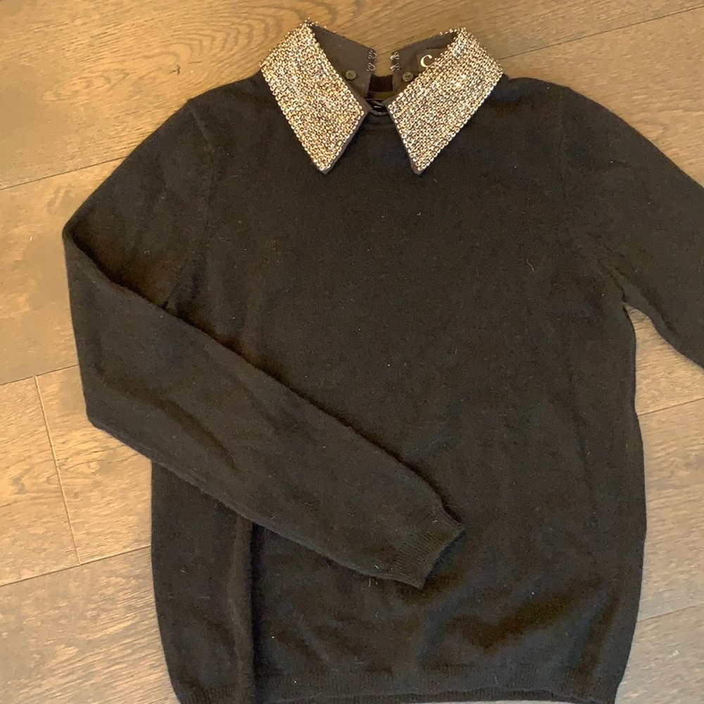 C by Bloomingdales Cashmere Sweater with Collar